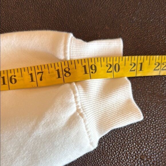 Billabong White Crewneck Sweater with Tropical Graphic Florida size Large - Picture 8 of 8